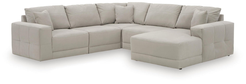 Next-Gen Gaucho sectional, 5-Piece Sectional with Chaise · Right-Facing Chaise · 113 × 113 × 36 in, view 1