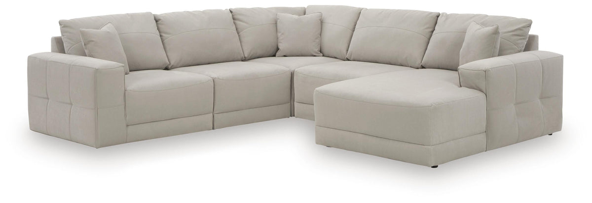 Next-Gen Gaucho sectional, 5-Piece Sectional with Chaise · Right-Facing Chaise · 113 × 113 × 36 in, view 1