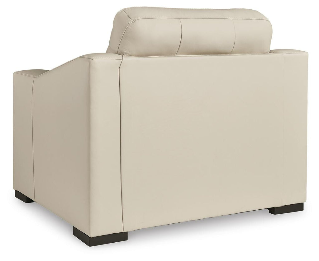 Treasure Trove Oversized Chair in Almond, back view