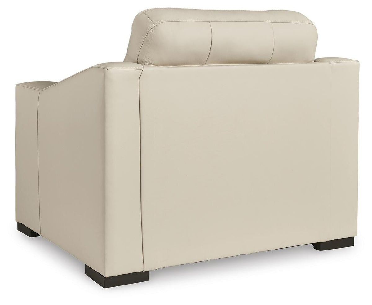 Treasure Trove Oversized Chair in Almond, back view