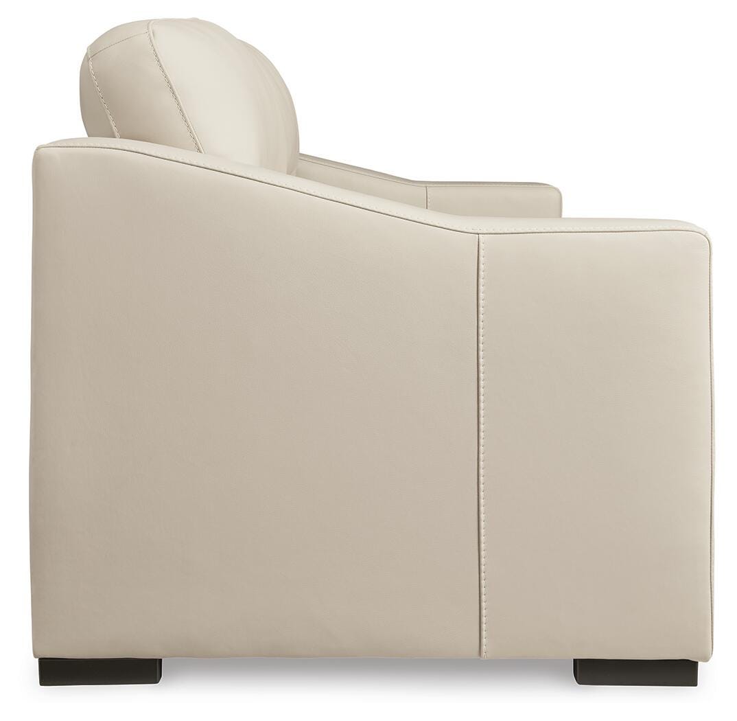 Treasure Trove Sofa in Almond, side view
