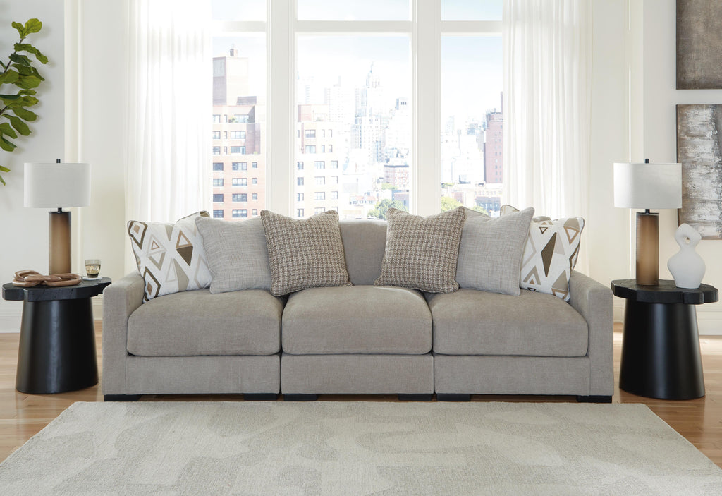 Aslan Court sectional, 3-Piece Sofa Sectional · 109 × 42 × 36 in, view 2
