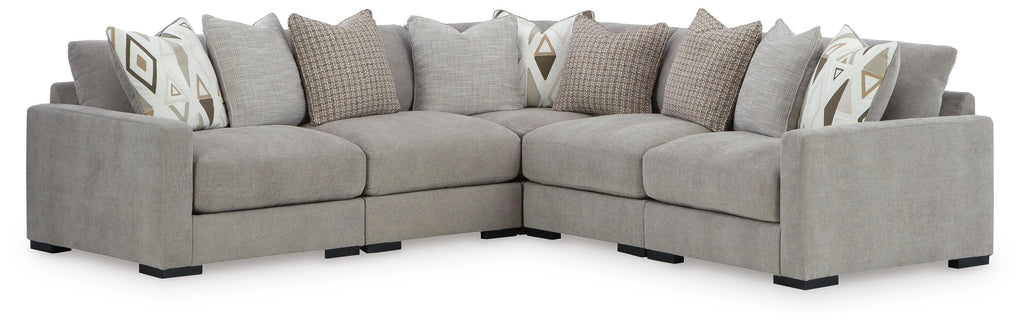 Aslan Court sectional, 5-Piece Sectional · 113 × 113 × 36 in, view 1