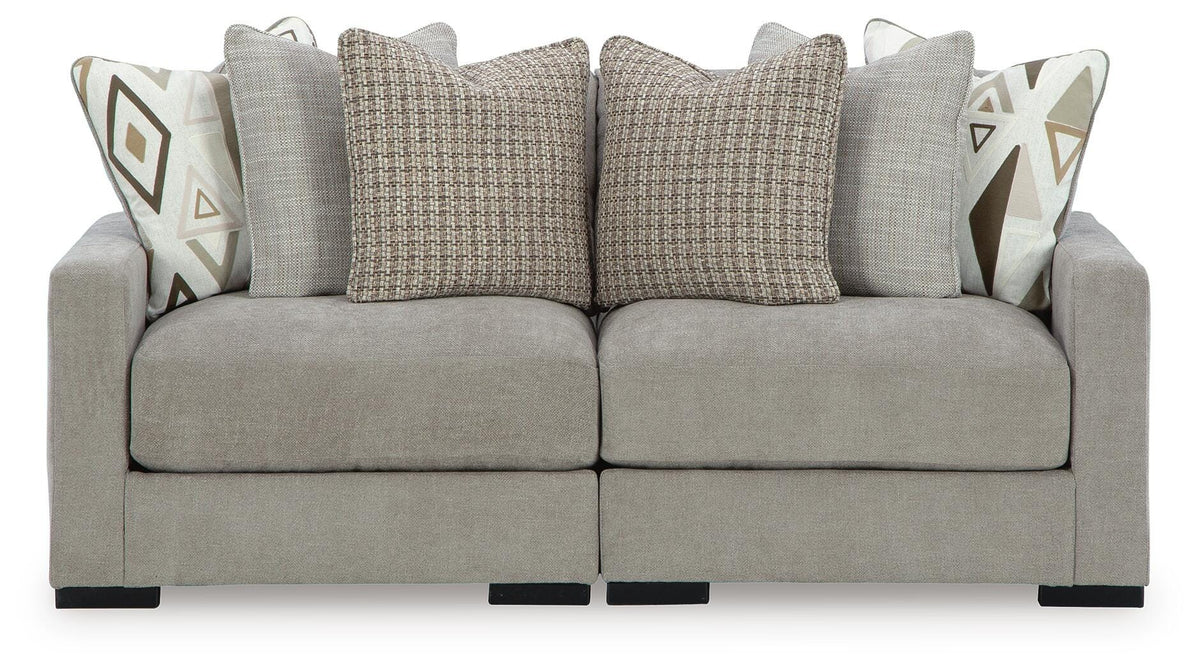Aslan Court sectional, 2-Piece Loveseat Sectional · 76 × 42 × 36 in, view 1
