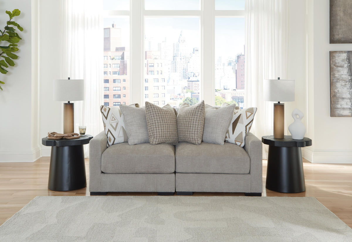Aslan Court sectional, 2-Piece Loveseat Sectional · 76 × 42 × 36 in, view 2