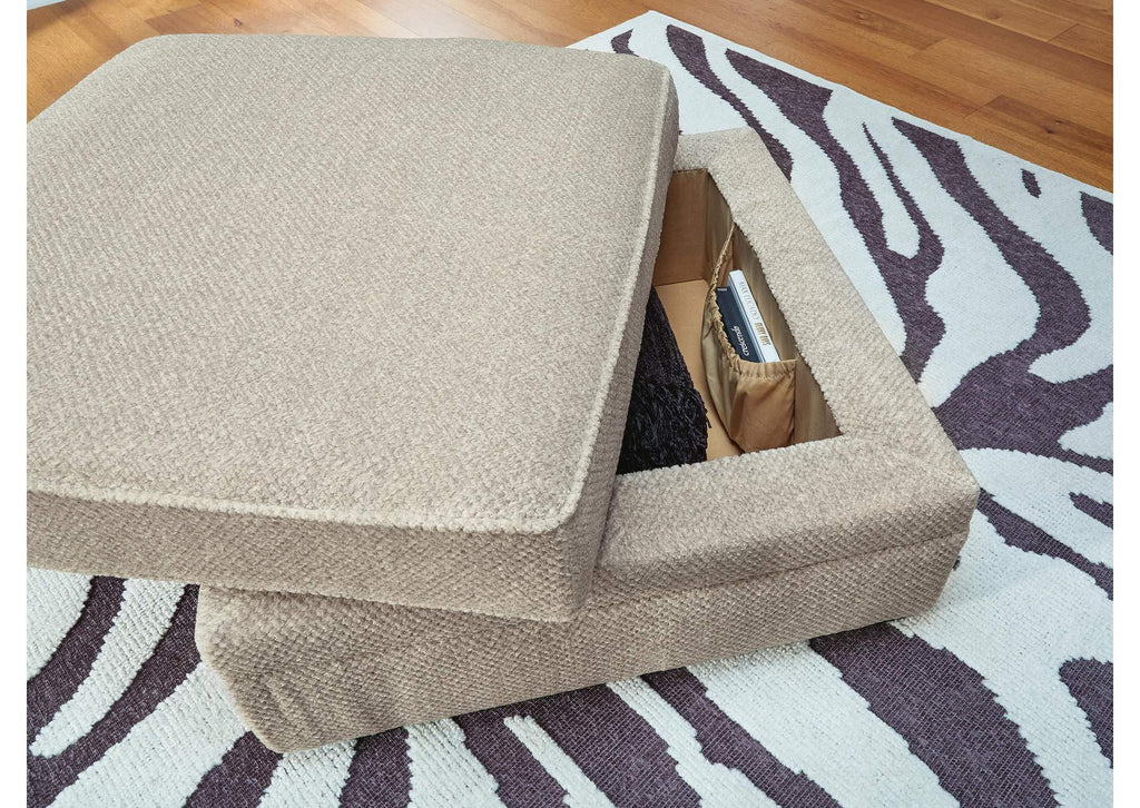 Calnita Ottoman With Storage detail