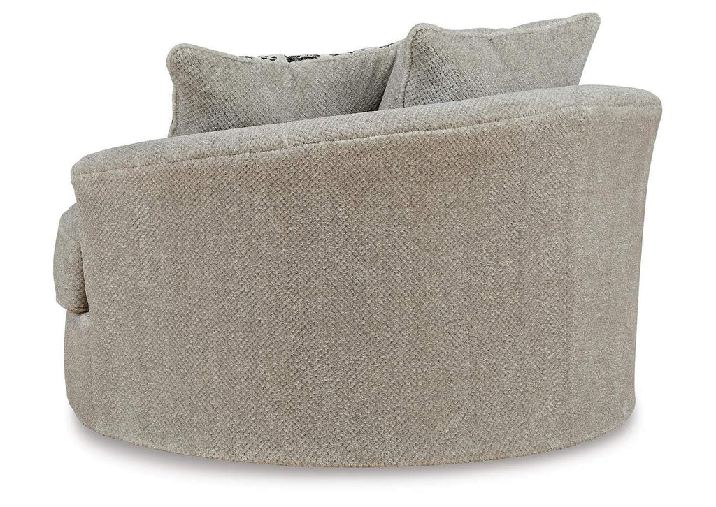 Calnita Oversized Swivel Accent Chair