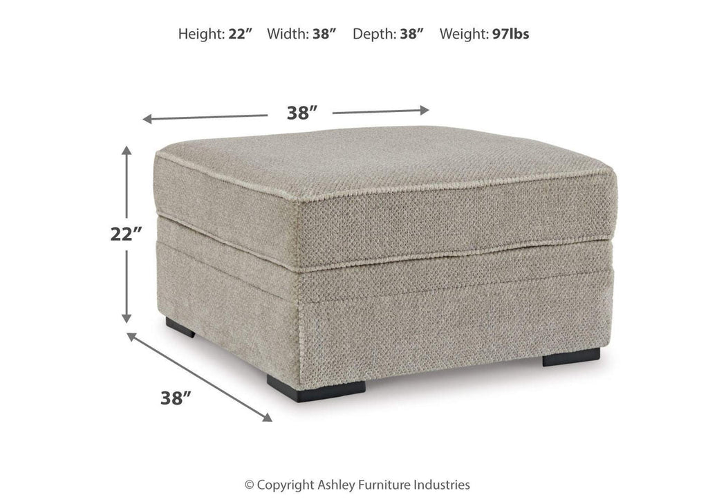 Calnita Ottoman With Storage dimensions