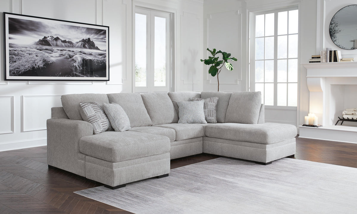 Gabyleigh sectional, 2-Piece Sectional with Chaise · Right-Facing Chaise · 124 × 86 × 40 in, view 2