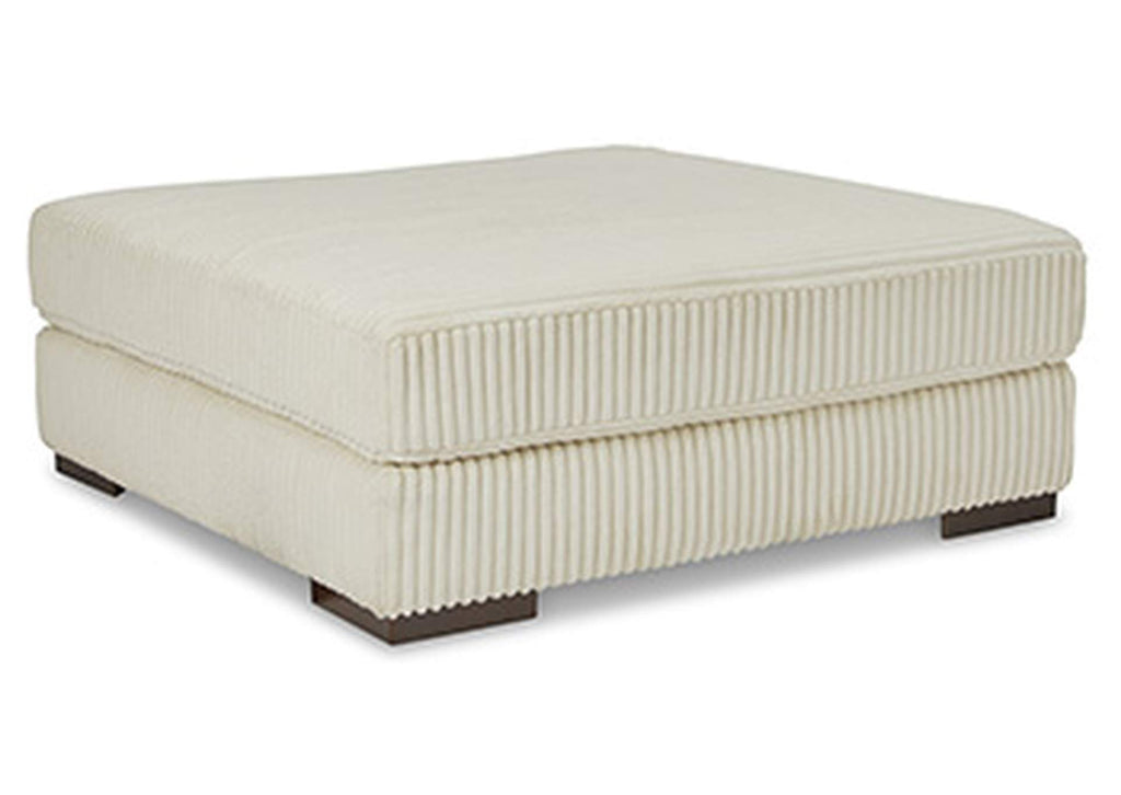 Lindyn Oversized Accent Ottoman angled view