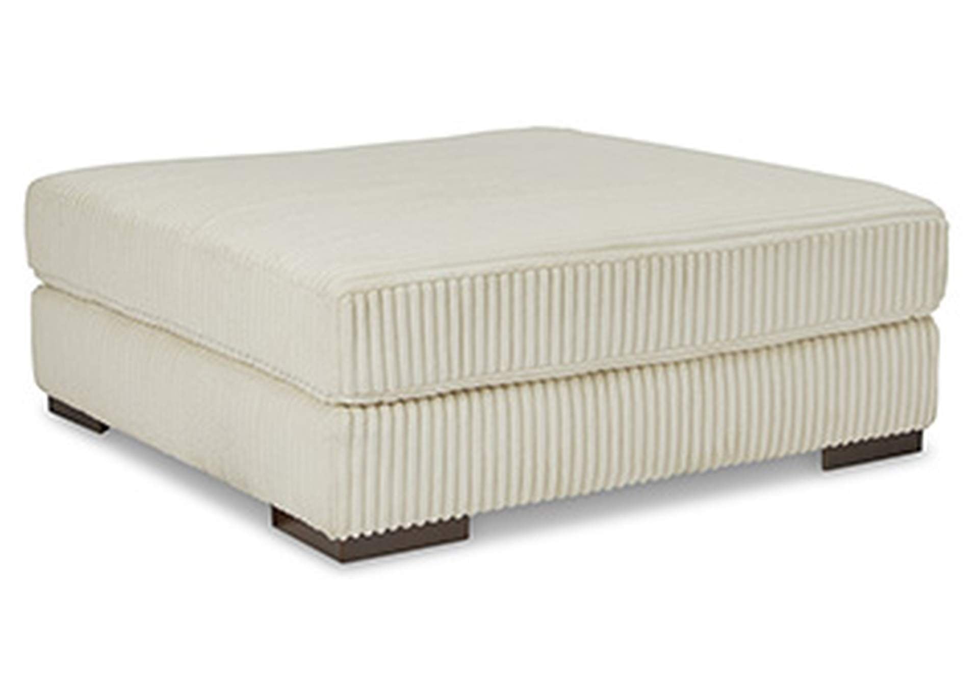 Lindyn Oversized Accent Ottoman angled view