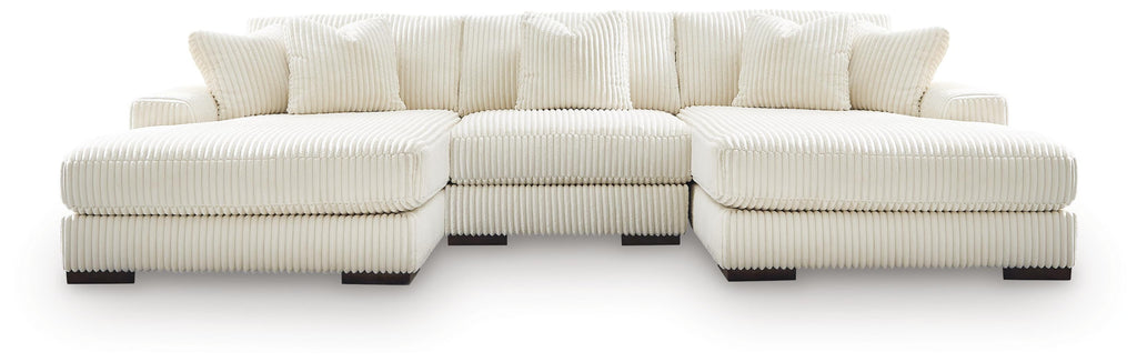 Lindyn sectional, 3-Piece Sectional with Double Chaise · Left-Facing Chaise · 139 × 70 × 38 in, view 1