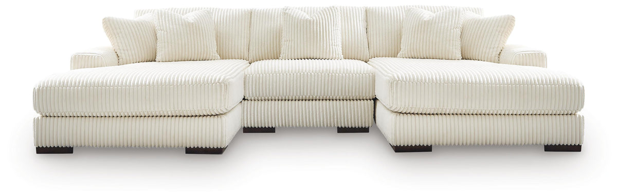 Lindyn sectional, 3-Piece Sectional with Double Chaise · Left-Facing Chaise · 139 × 70 × 38 in, view 1