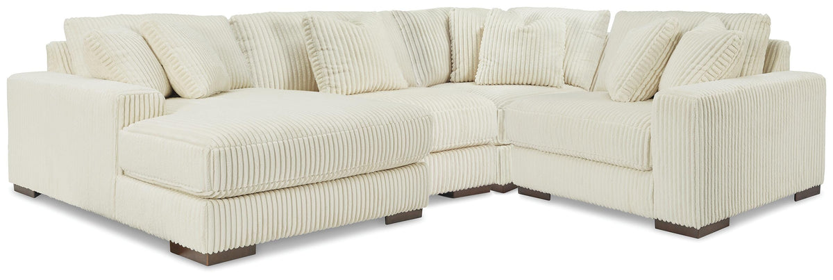 Lindyn sectional, 4-Piece Sectional with Chaise · Left-Facing Chaise · 132 × 92 × 38 in, view 1