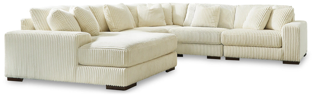 Lindyn sectional, 5-Piece Sectional with Chaise · Left-Facing Chaise · 132 × 131 × 38 in, view 1