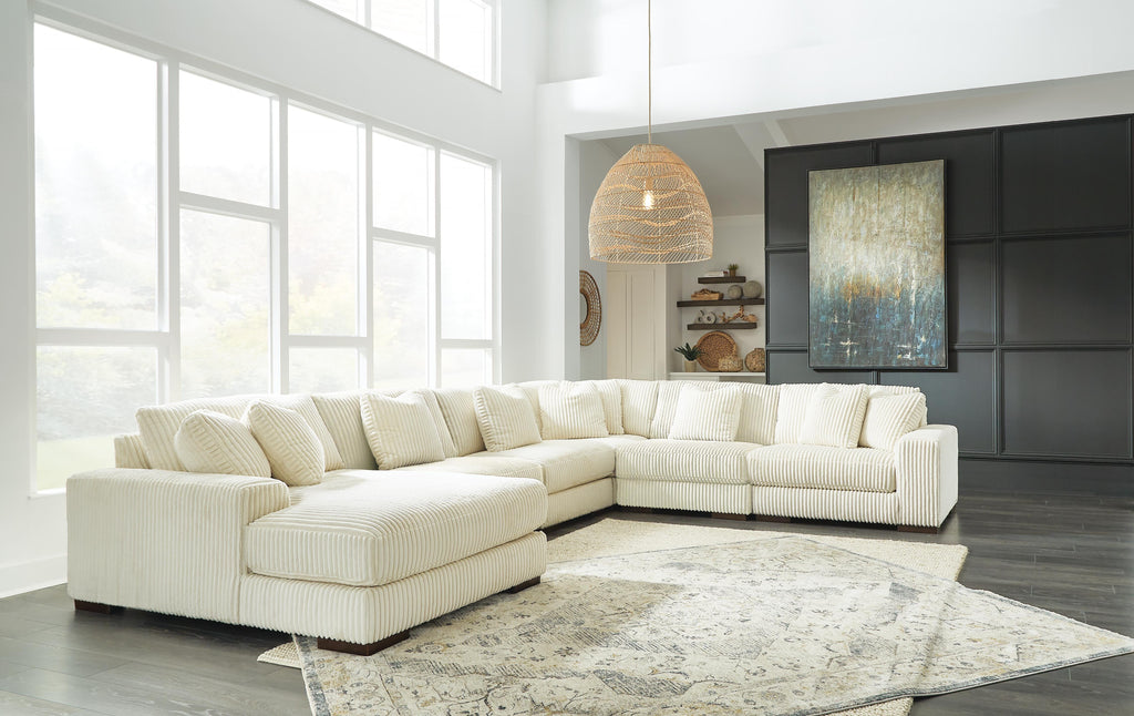 Lindyn sectional, 6-Piece Sectional with Chaise · Left-Facing Chaise · 171 × 131 × 38 in, view 2