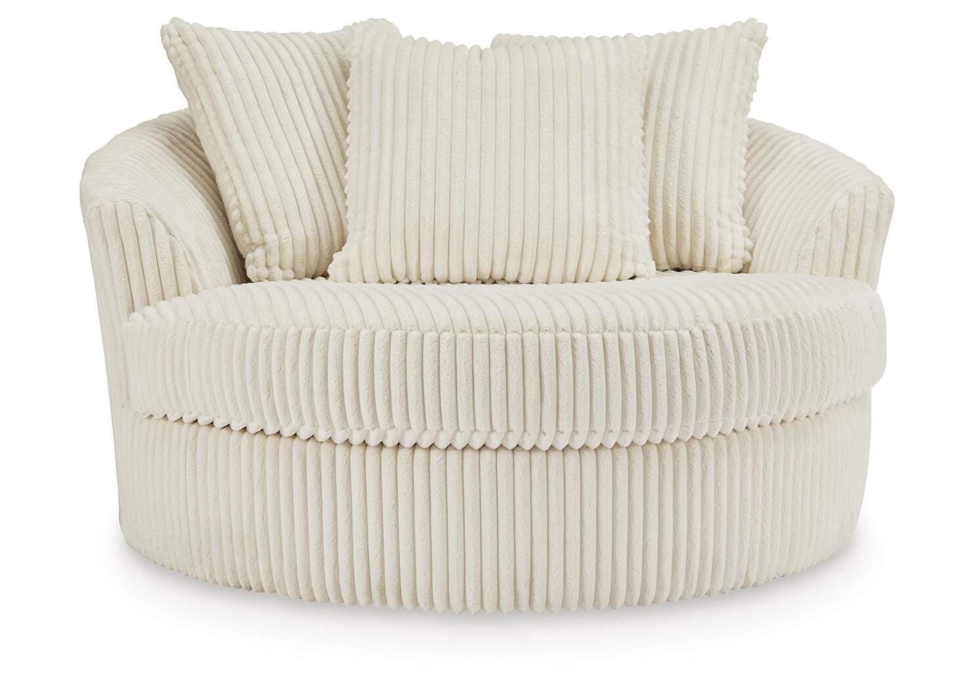 Lindyn Oversized Swivel Accent Chair