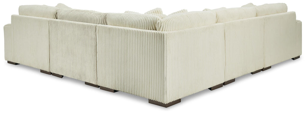 Lindyn sectional, 5-Piece Sectional with Chaise · Right-Facing Chaise · 131 × 132 × 38 in, view 3