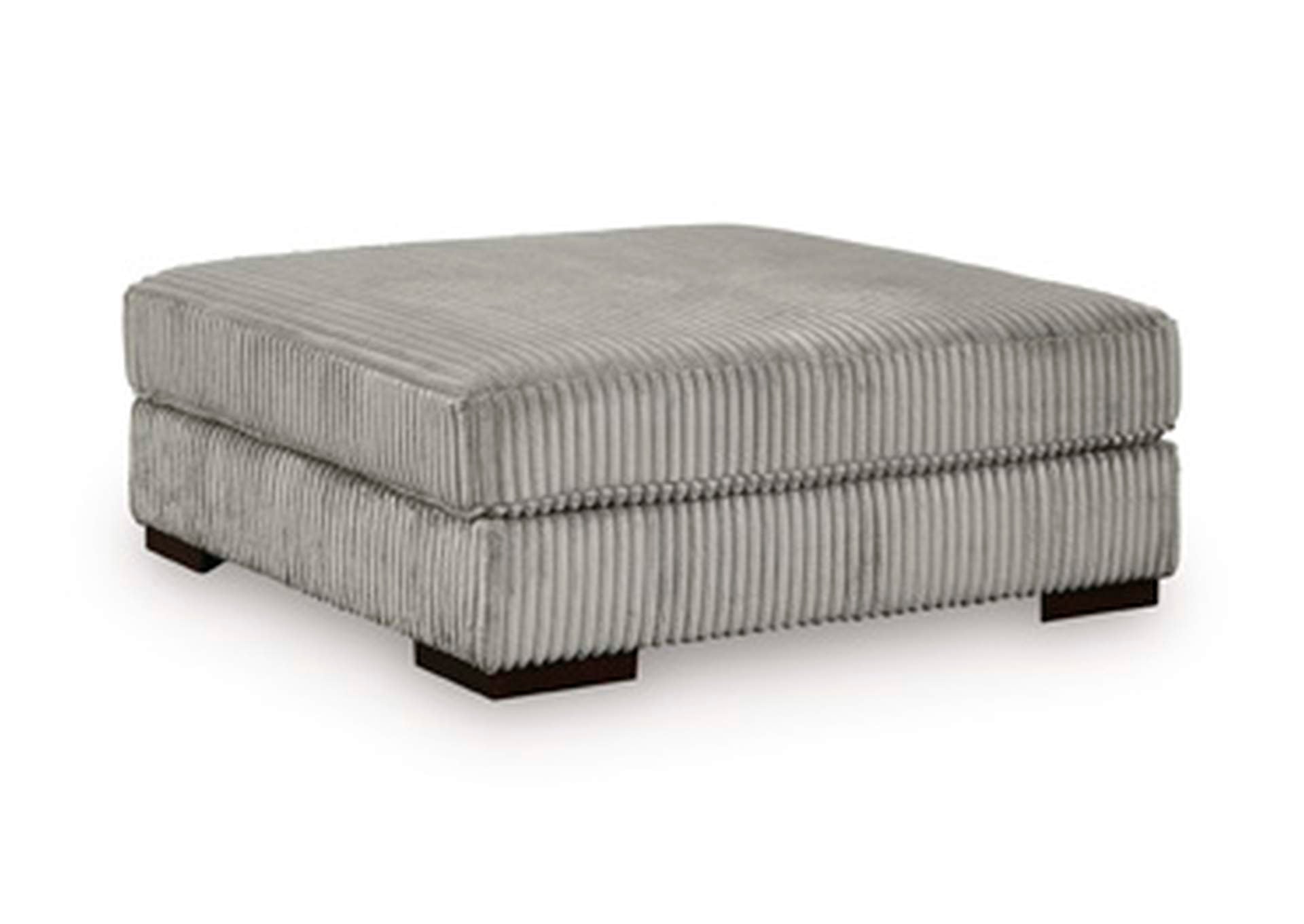 Lindyn Oversized Accent Ottoman angled view