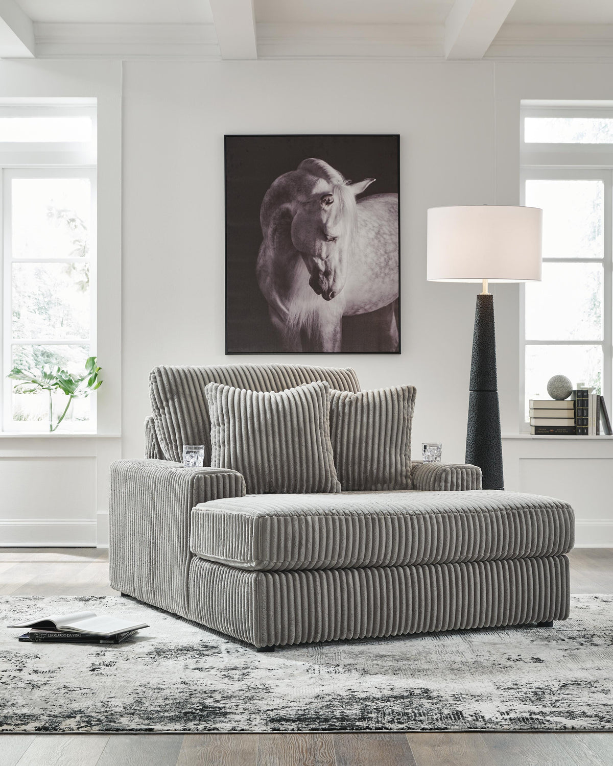 Lindyn Chaise in Fog, alternate view 3