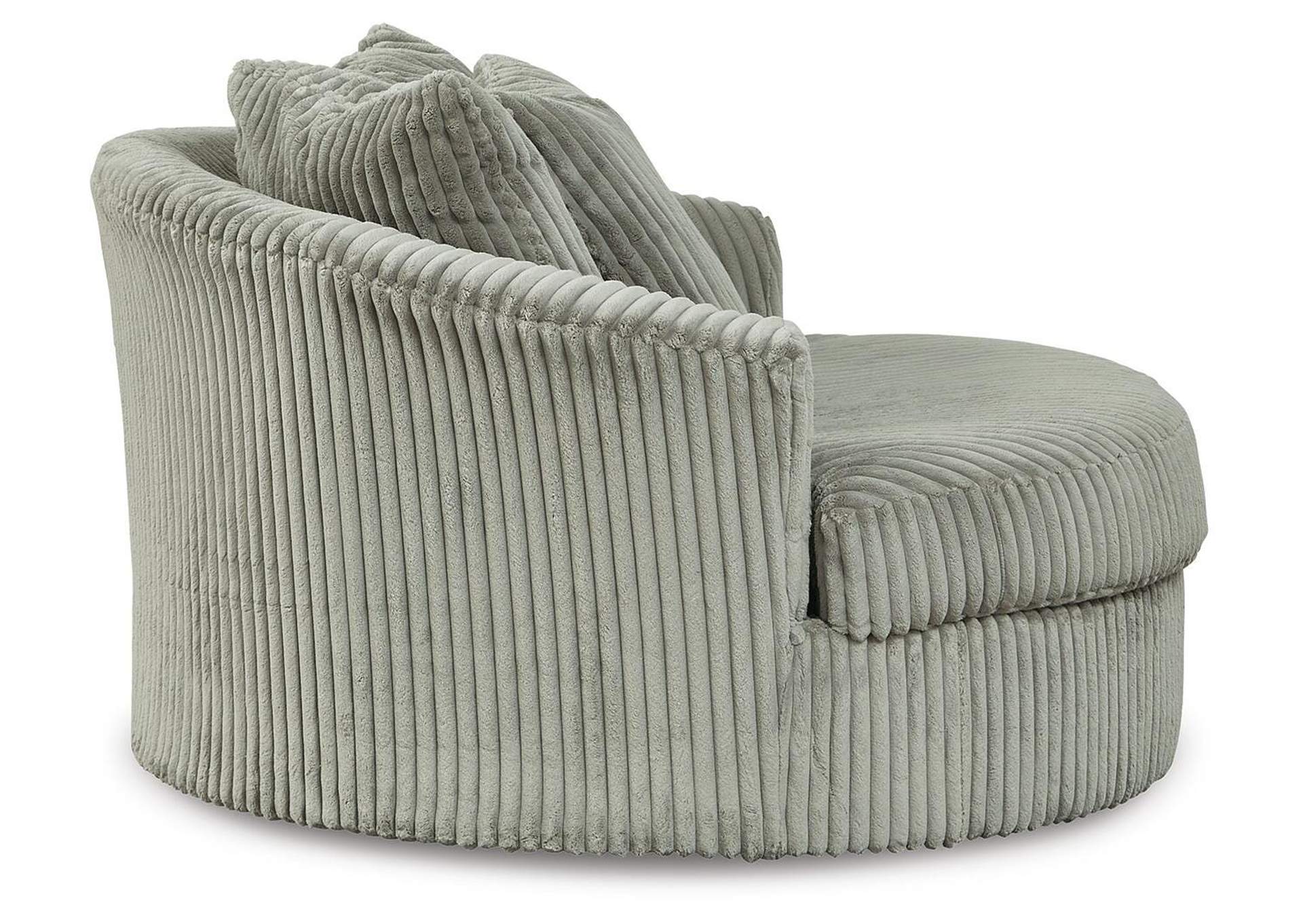 Lindyn Oversized Swivel Accent Chair side view