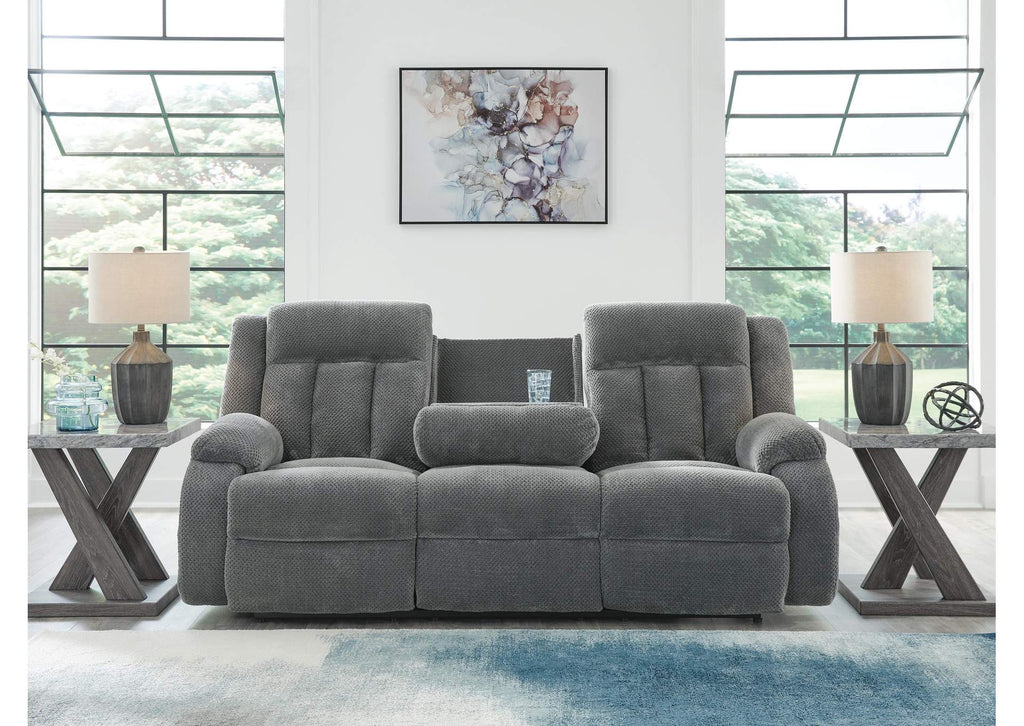 Observation Power Reclining Sofa with Drop Down Table