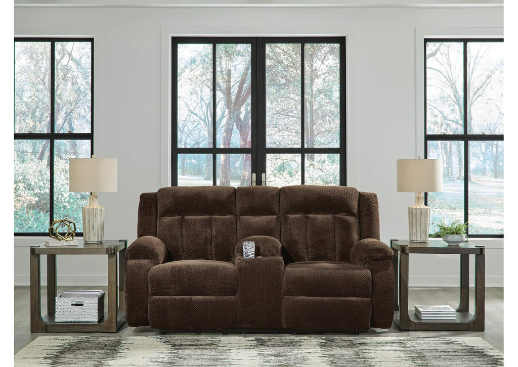 Observation Power Reclining Loveseat with Console