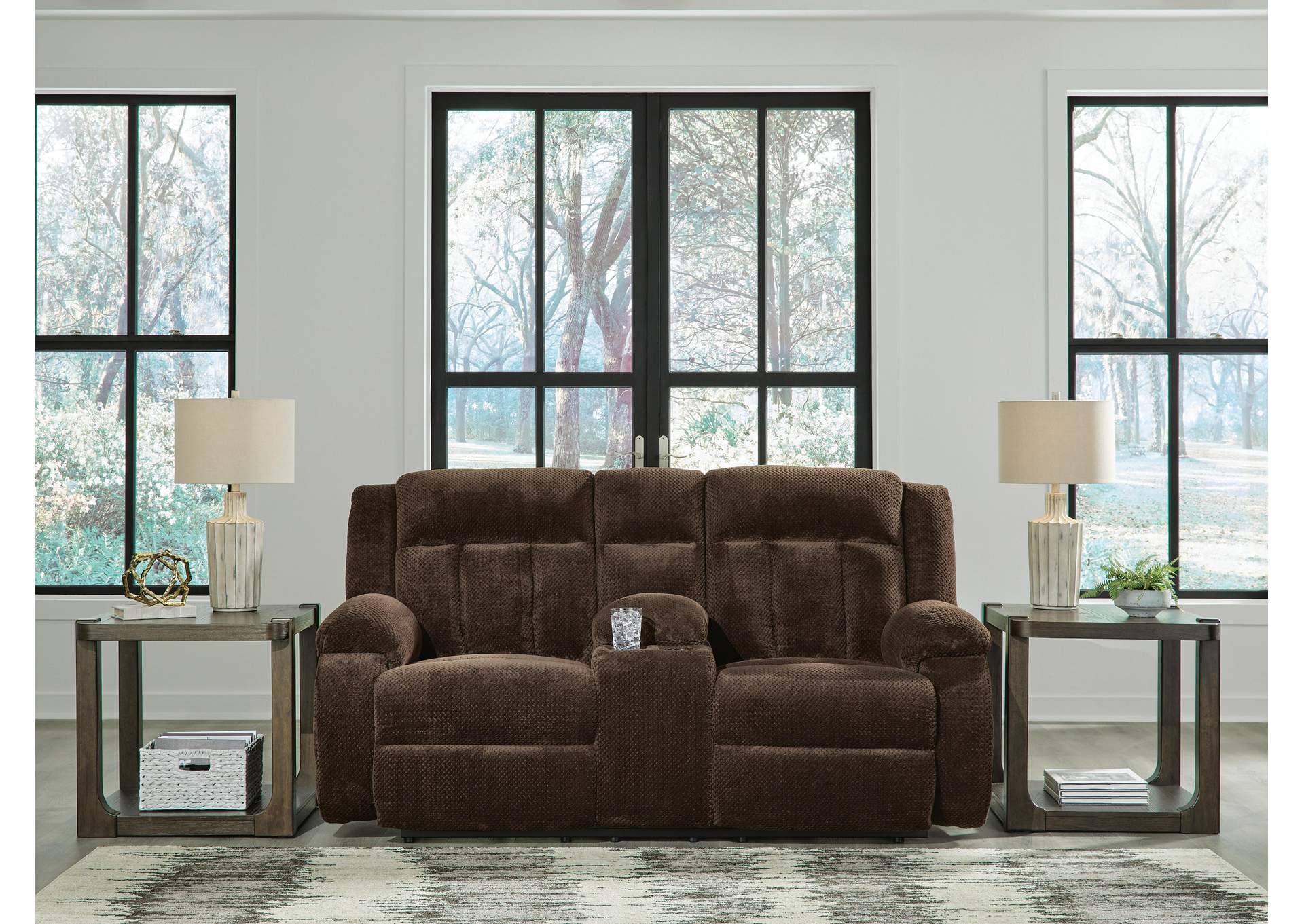 Observation Power Reclining Loveseat with Console