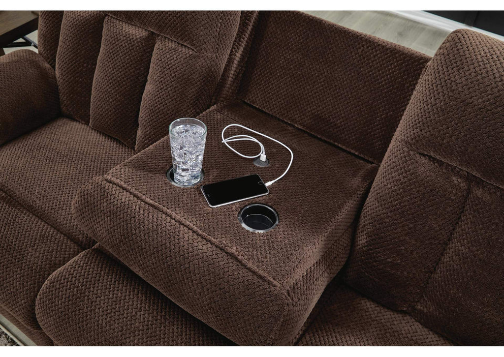 Observation Power Reclining Sofa with Drop Down Table detail