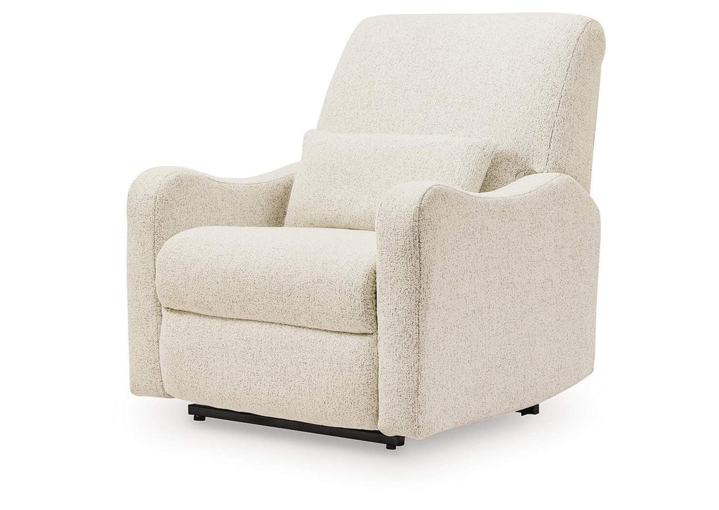 Cleo Pier Power AutoGlide Recliner angled view