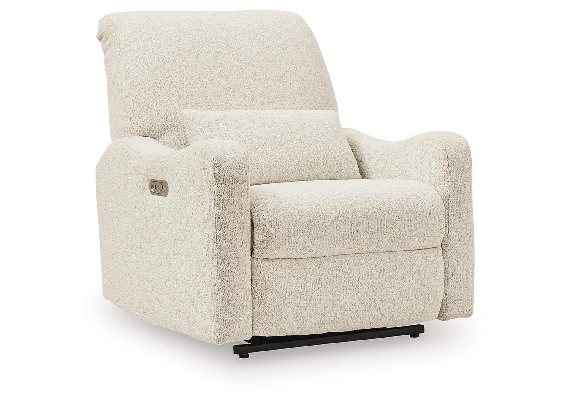 Cleo Pier Power AutoGlide Recliner angled view