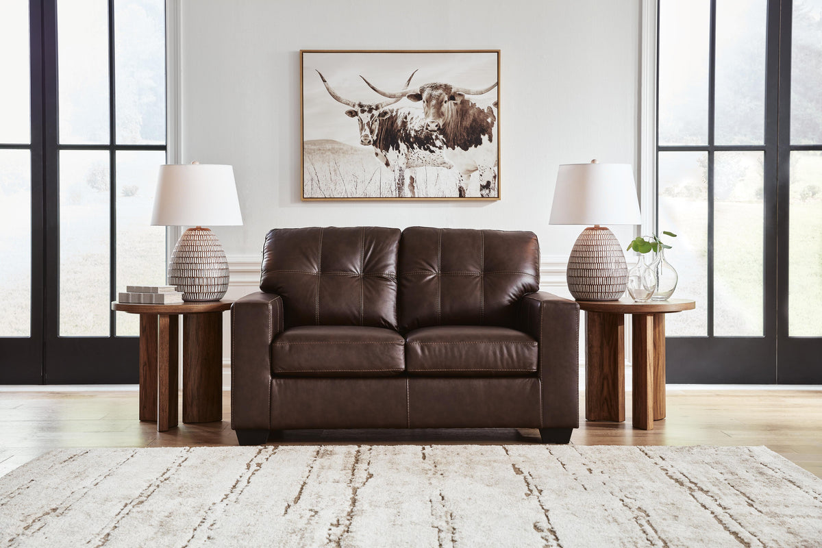 Santorine Loveseat in Dark Brown, alternate view 3