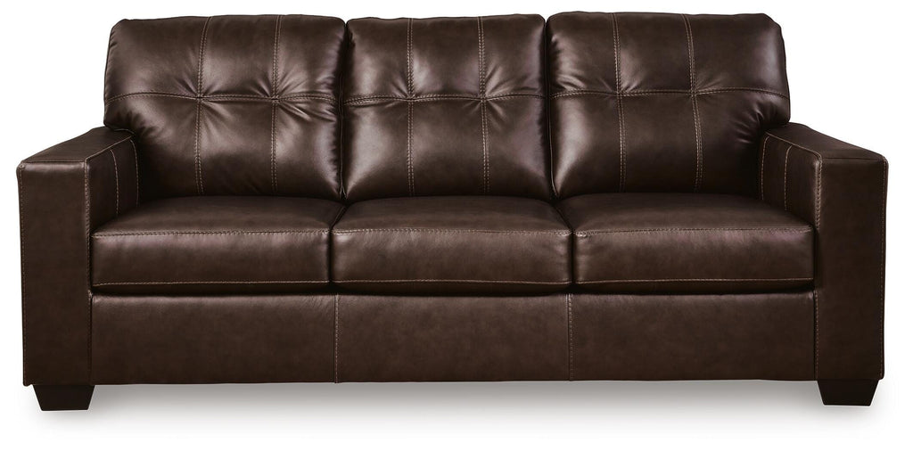 Santorine Queen Sofa Sleeper in Dark Brown, front view