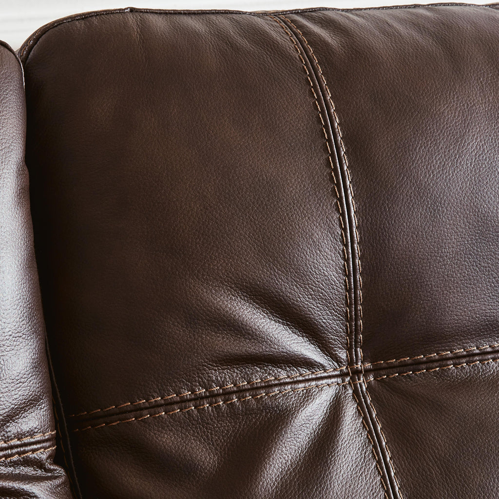 Santorine Sofa in Dark Brown, detail view