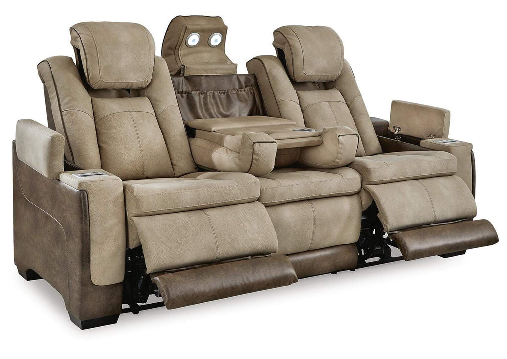 Next-Gen DuraPella Power Reclining Sofa angled view
