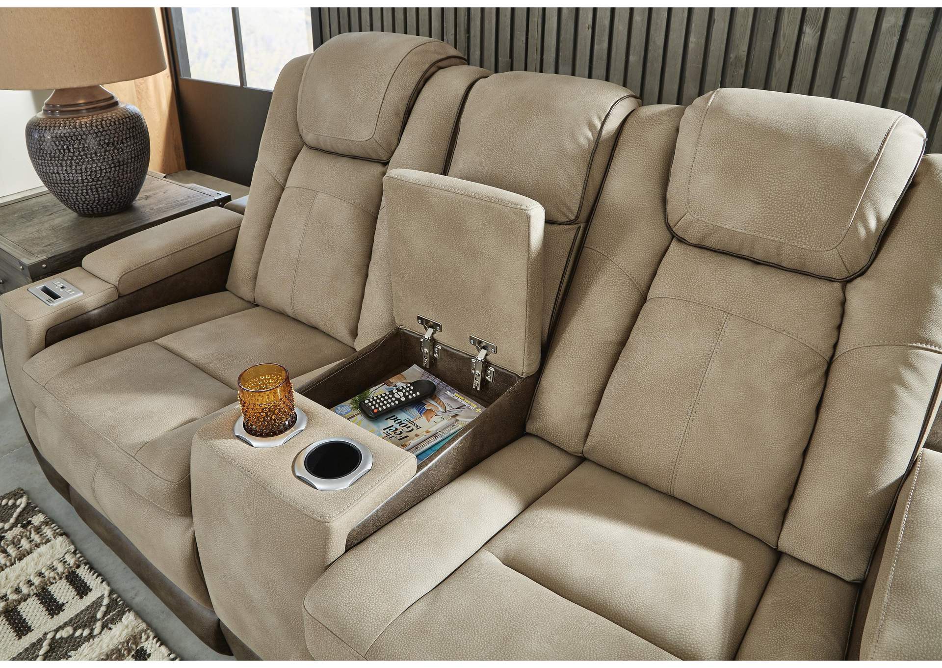 Next-Gen Durapella Performance Fabric Dual Power Reclining Sofa, Loveseat, and Recliner fabric detail