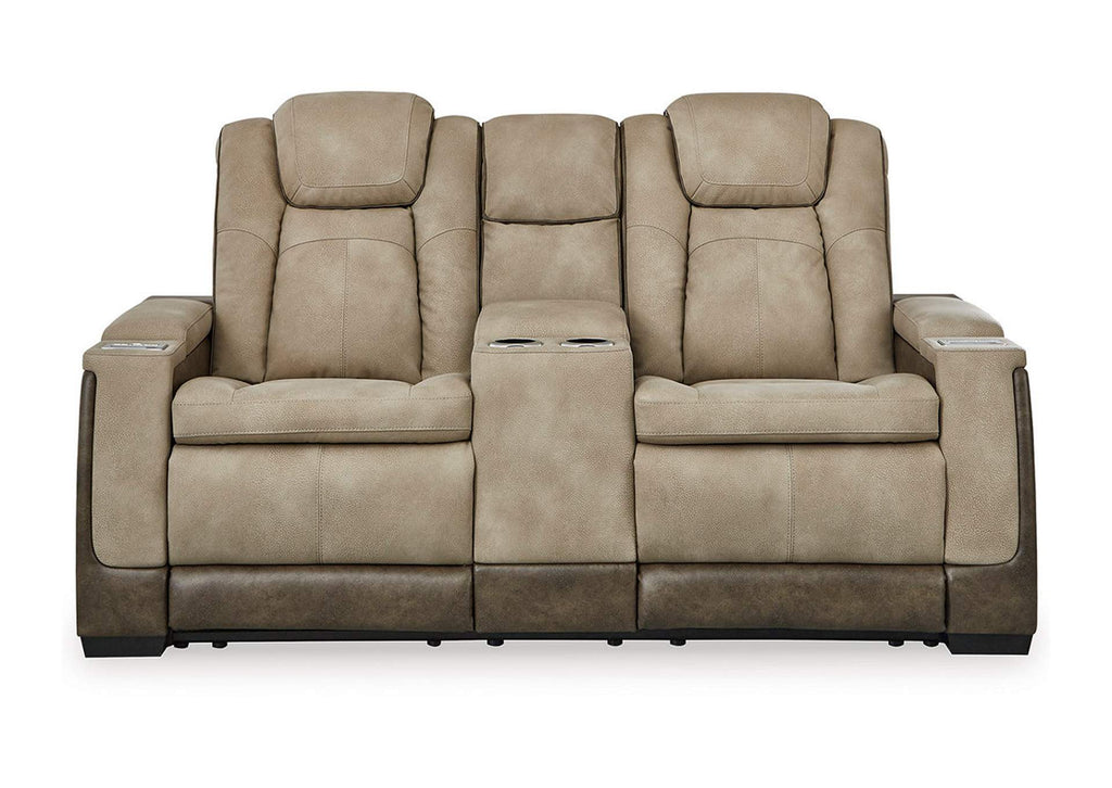Next-Gen DuraPella Power Reclining Loveseat with Console front view