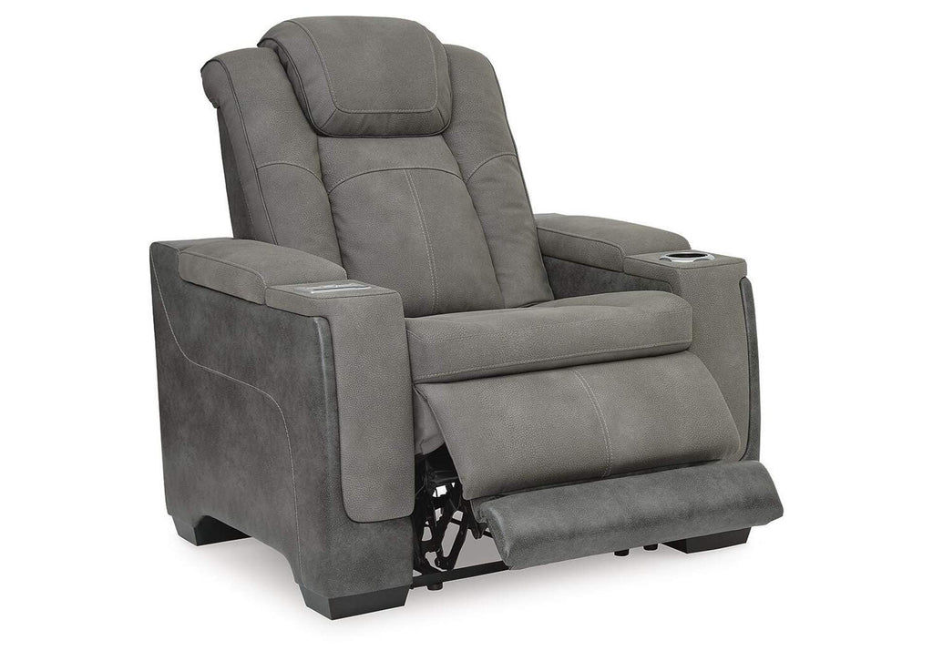 Next-Gen Durapella Power Recliner angled view