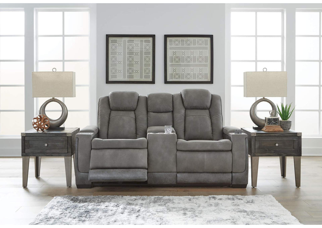Next-Gen DuraPella Power Reclining Loveseat with Console