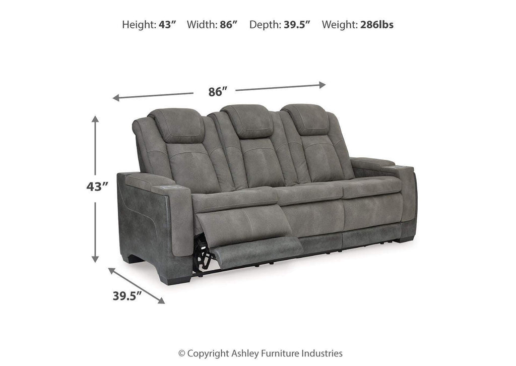 Next-Gen DuraPella Power Reclining Sofa dimensions