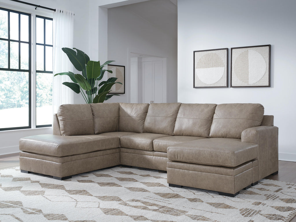 Amuleto sectional, 2-Piece Sectional with Chaise · Left-Facing Chaise · 124 × 86 × 40 in, view 2