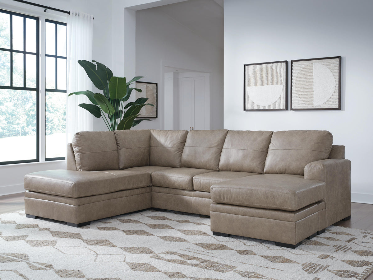 Amuleto sectional, 2-Piece Sectional with Chaise · Left-Facing Chaise · 124 × 86 × 40 in, view 2