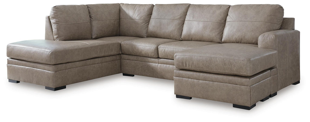Amuleto sectional, 2-Piece Sectional with Chaise · Left-Facing Chaise · 124 × 86 × 40 in, view 1