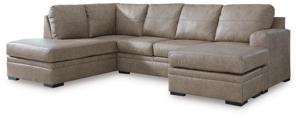 Amuleto sectional, 2-Piece Sectional with Chaise · Left-Facing Chaise · 124 × 86 × 40 in, view 1