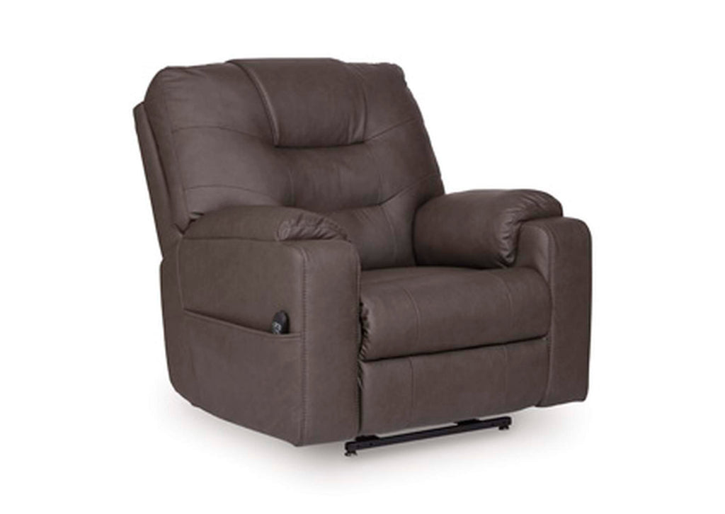 Belmone Pike Power Lift Recliner angled view