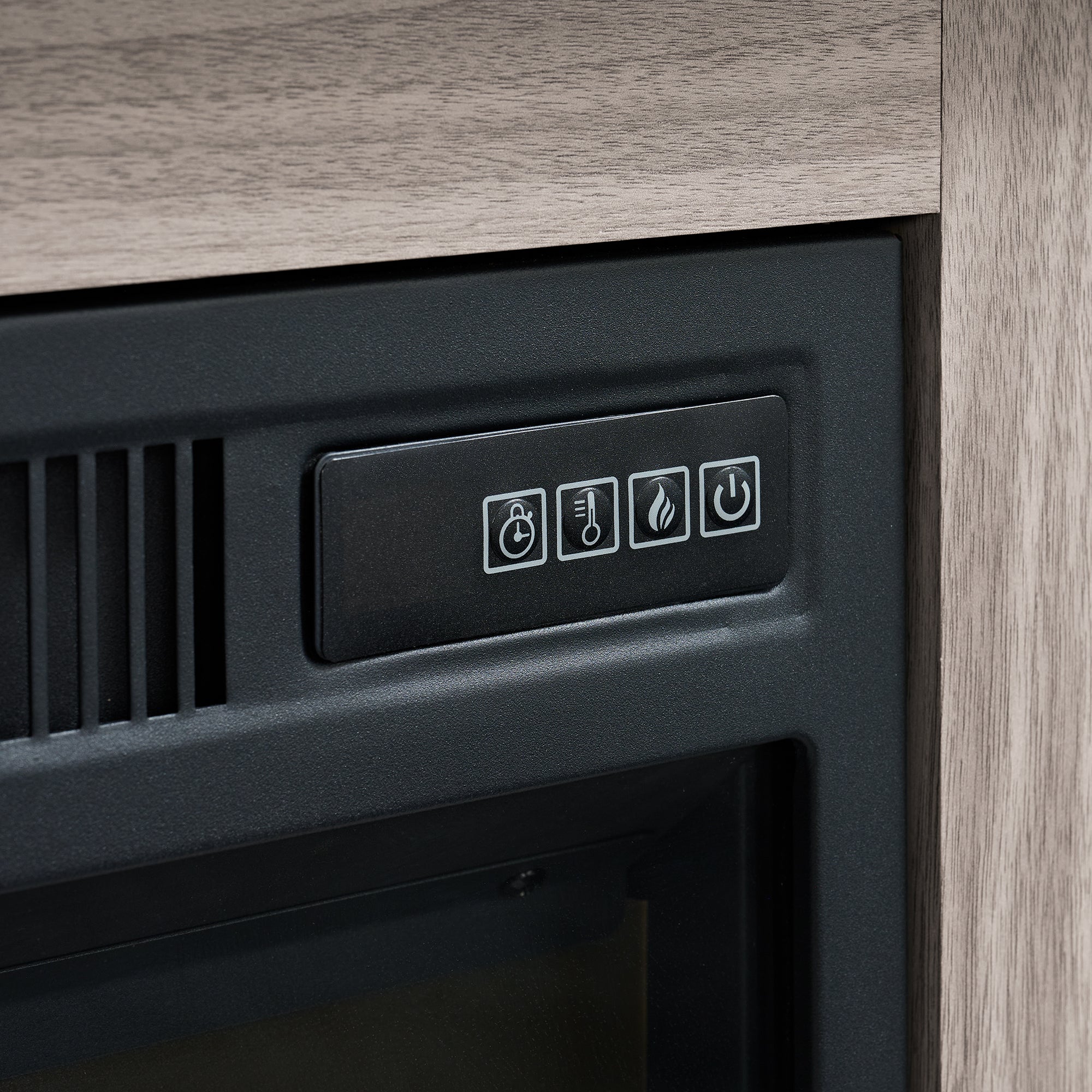 23" Fireplace Insert In Black