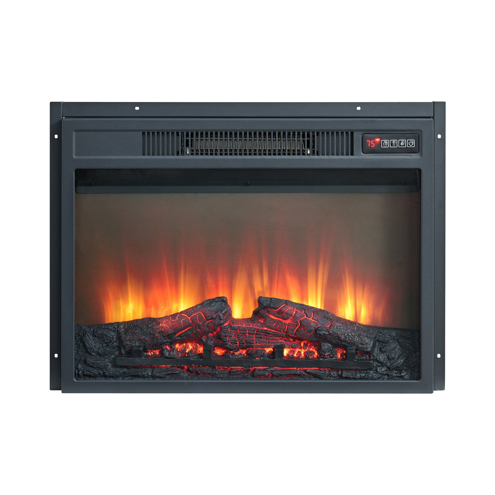 23" Fireplace Insert In Black