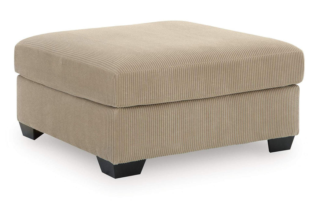 SimpleJoy Oversized Accent Ottoman angled view