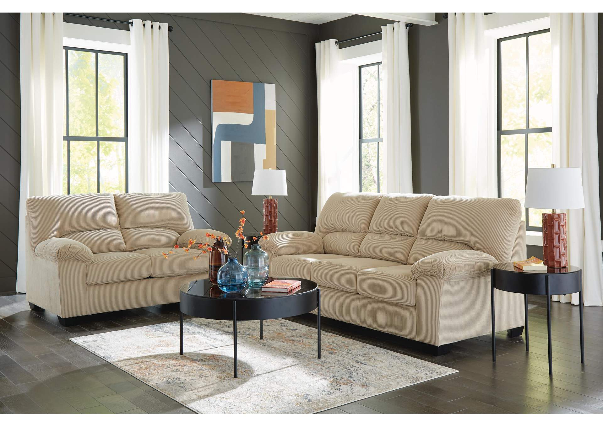 SimpleJoy Sofa and Loveseat