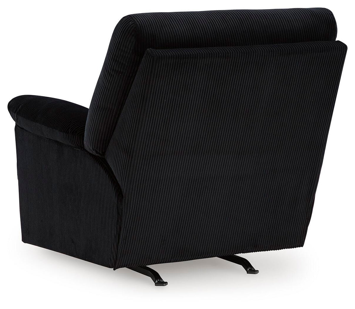 SimpleJoy Recliner in Onyx, back view